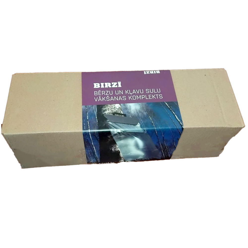 Kļavu un bērzu sulu tecināšanas komplekts - rokturis ar maisu